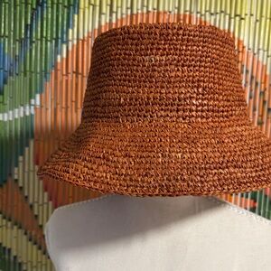 Wyeth by Todd Magill Orange Woven Bucket Hat